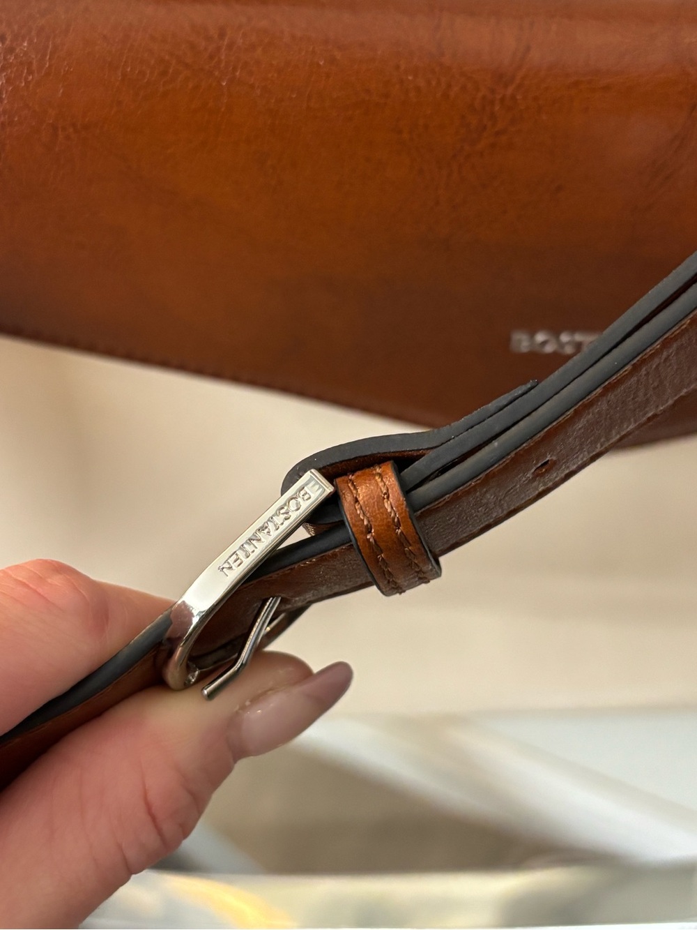 BOSTANTEN Genuine Leather Large Capacity Work Briefcase NWOT - Picture 6 of 15